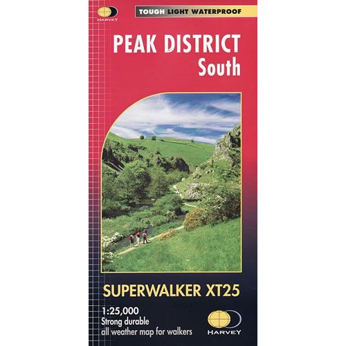 Peak District South XT25 Superwalker Map
