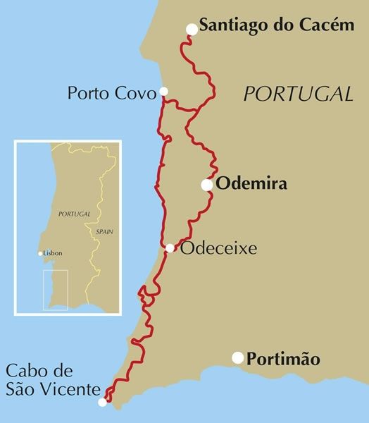 Portugal's Rota Vicentina Walking Guidebook - Route Overview