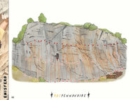 Roc Pennavaire sport climbing guidebook - Example topo page