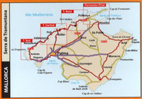 Serra de Tramuntana Walking Maps - set of 4 - area covered