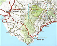 Sierra de Grazalema Map and Guidebook - Area Covered