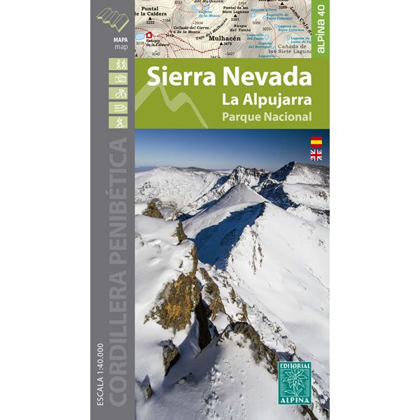 Sierra Nevada National Park Walking Map