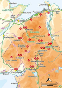 Snowdonia North: Low-Level and Easy Walks Guidebook - Area Covered