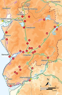 Snowdonia South: Low-Level and Easy Walks Guidebook - Area Covered