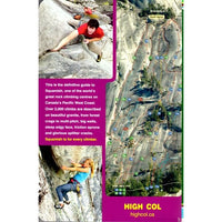 Squamish Rock Climbing Guidebook - Rear Cover