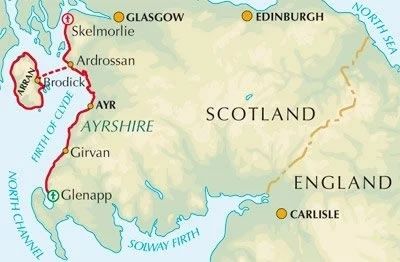 The Ayrshire and Arran Coastal Paths Walking Guidebook - overview
