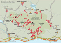 The Mountains of Nerja Walking Guidebook overview map