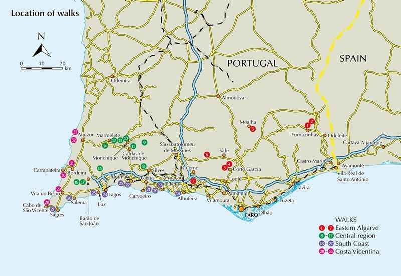 Portugal's Rota Vicentina Walking Guidebook - Routes Overview