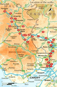 Walking in the Wye Valley Guidebook - Overview of the Walks