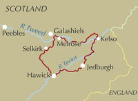 Walking The Borders Abbeys Way - Overiew of the walk