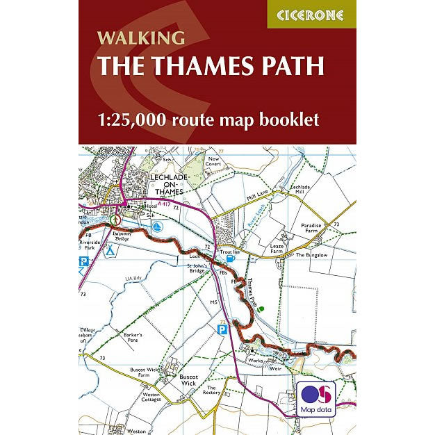 Walking The Thames Path Map Booklet
