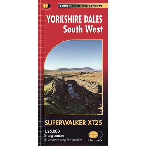 Yorkshire Dales South West XT25 Superwalker Map